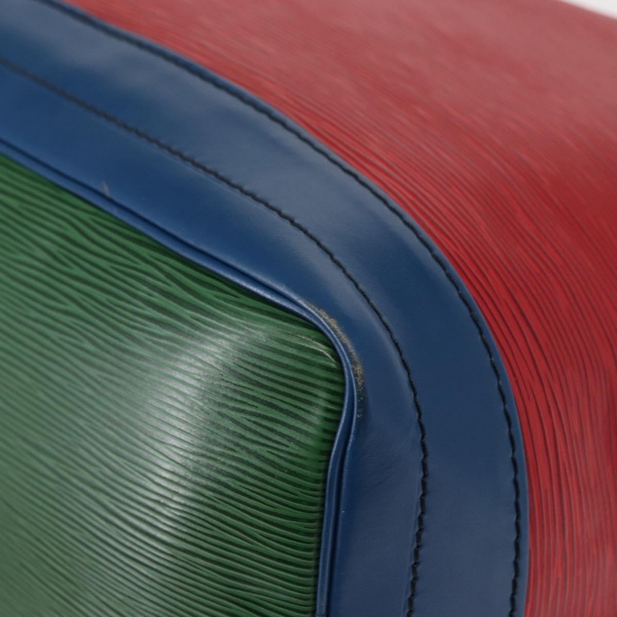 Louis Vuitton Tricolor Noe Handbag Epi Leather, RED, LEATHER, Shoulder bag
