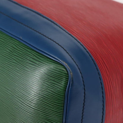 Louis Vuitton Tricolor Noe Handbag Epi Leather, RED, LEATHER, Shoulder bag