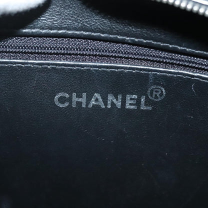 Chanel Vintage CC Lock Pocket Chain Tote Patent, BLACK, PATENT_LEATHER, Handbag