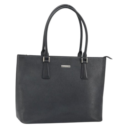 Burberry Vintage tote bag Leather, BLACK, LEATHER, Tote bag
