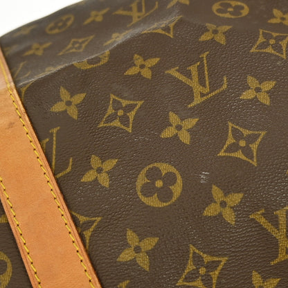 Louis Vuitton Keepall Bag Monogram Canvas, BROWN, CANVAS, Travel bag
