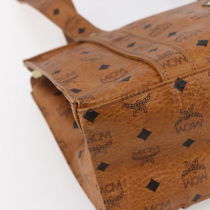 MCM Visetos Shoulder bag PVC, BROWN, CANVAS, Shoulder bag