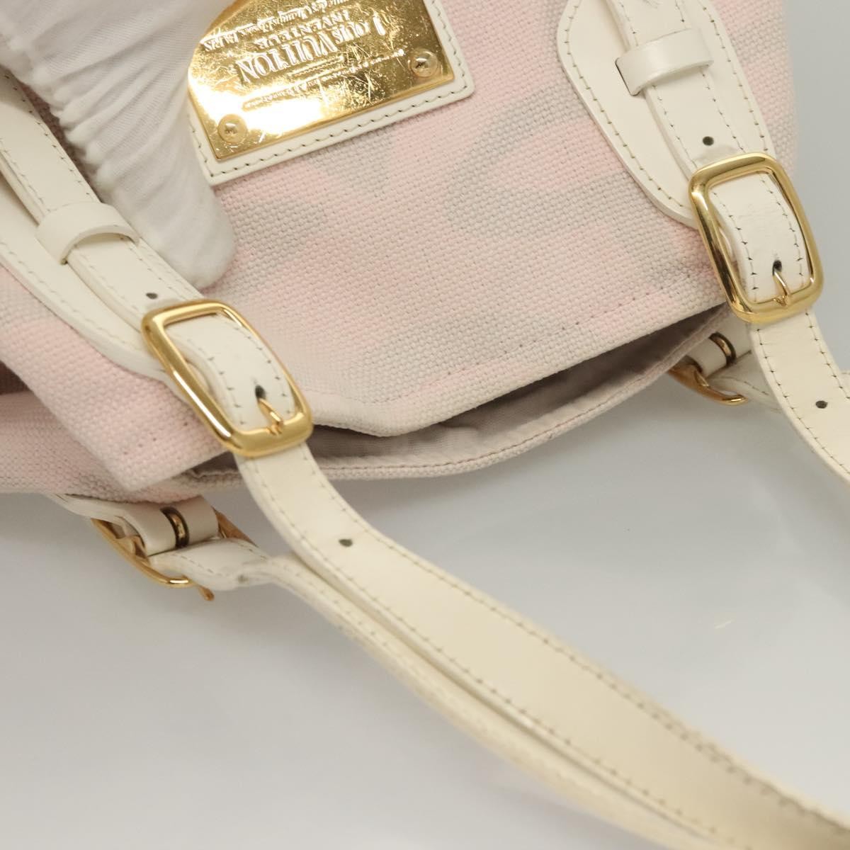 Louis Vuitton Tahitienne Cabas Canvas, PINK, CANVAS, Tote bag