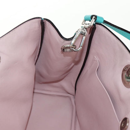 Christian Dior Diorissimo Tote Pebbled Leather, TURQUOISE, LEATHER, Tote bag