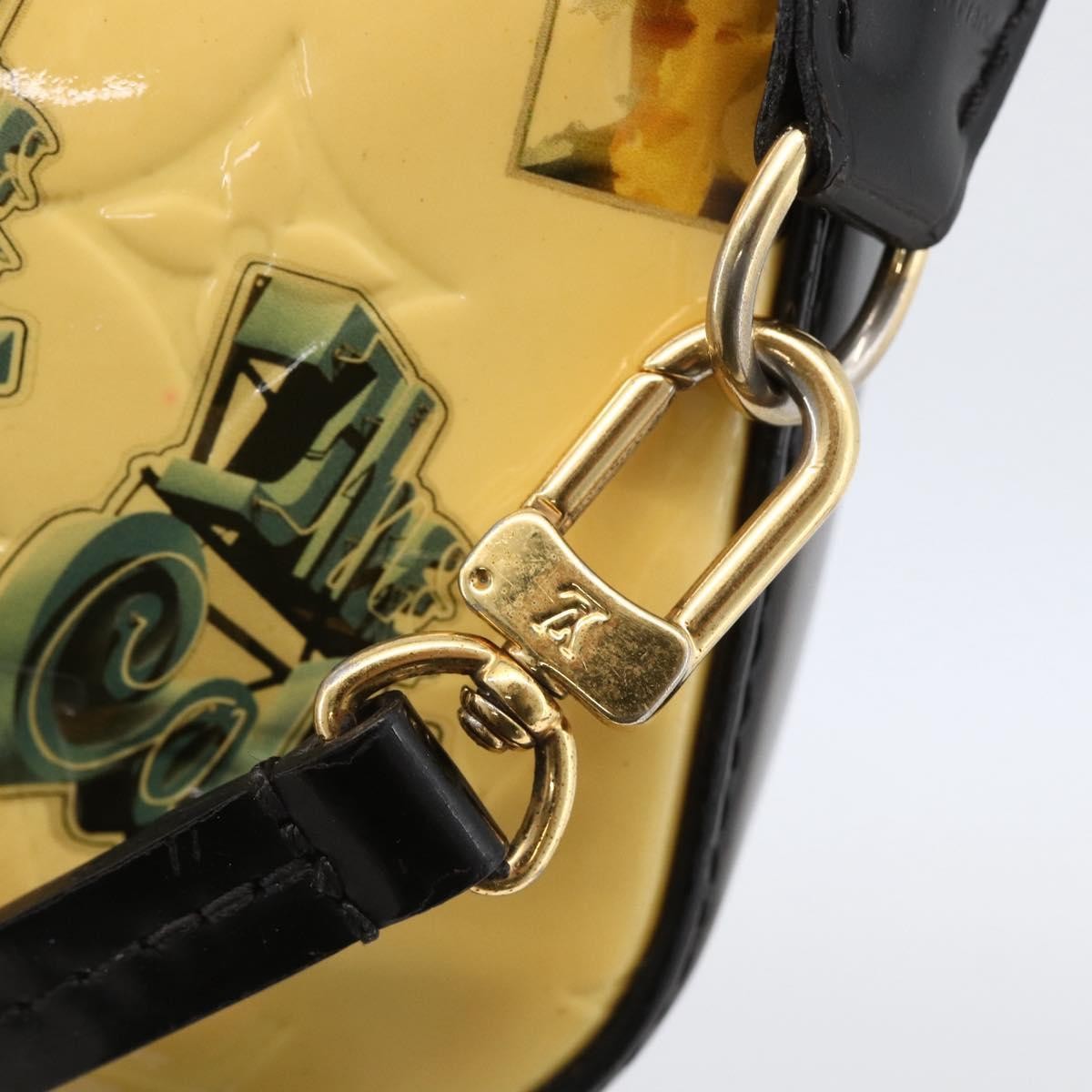 Louis Vuitton Pochette Accessoires NM Limited Edition Stickers Monogram Vernis, WHITE, PATENT_LEATHER, Clutche & pouche