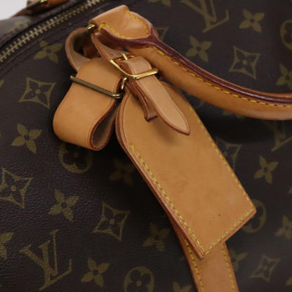 Louis Vuitton Keepall Bag Monogram Canvas, BROWN, CANVAS, Travel bag