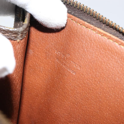 Louis Vuitton Poche Documents Monogram Canvas, BROWN, CANVAS, Clutche & pouche
