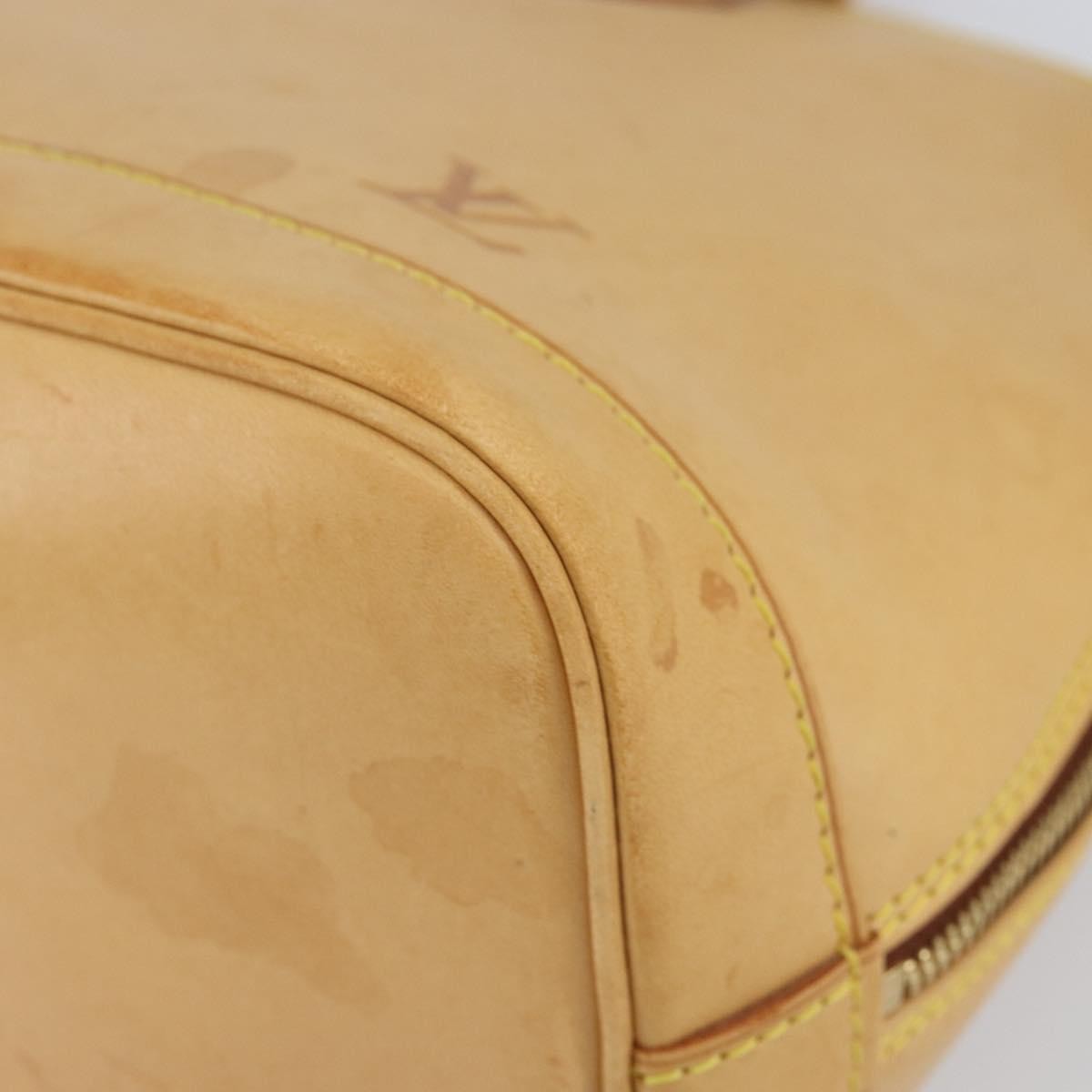 Louis Vuitton Alma Handbag Nomade Leather, BEIGE, LEATHER, Handbag