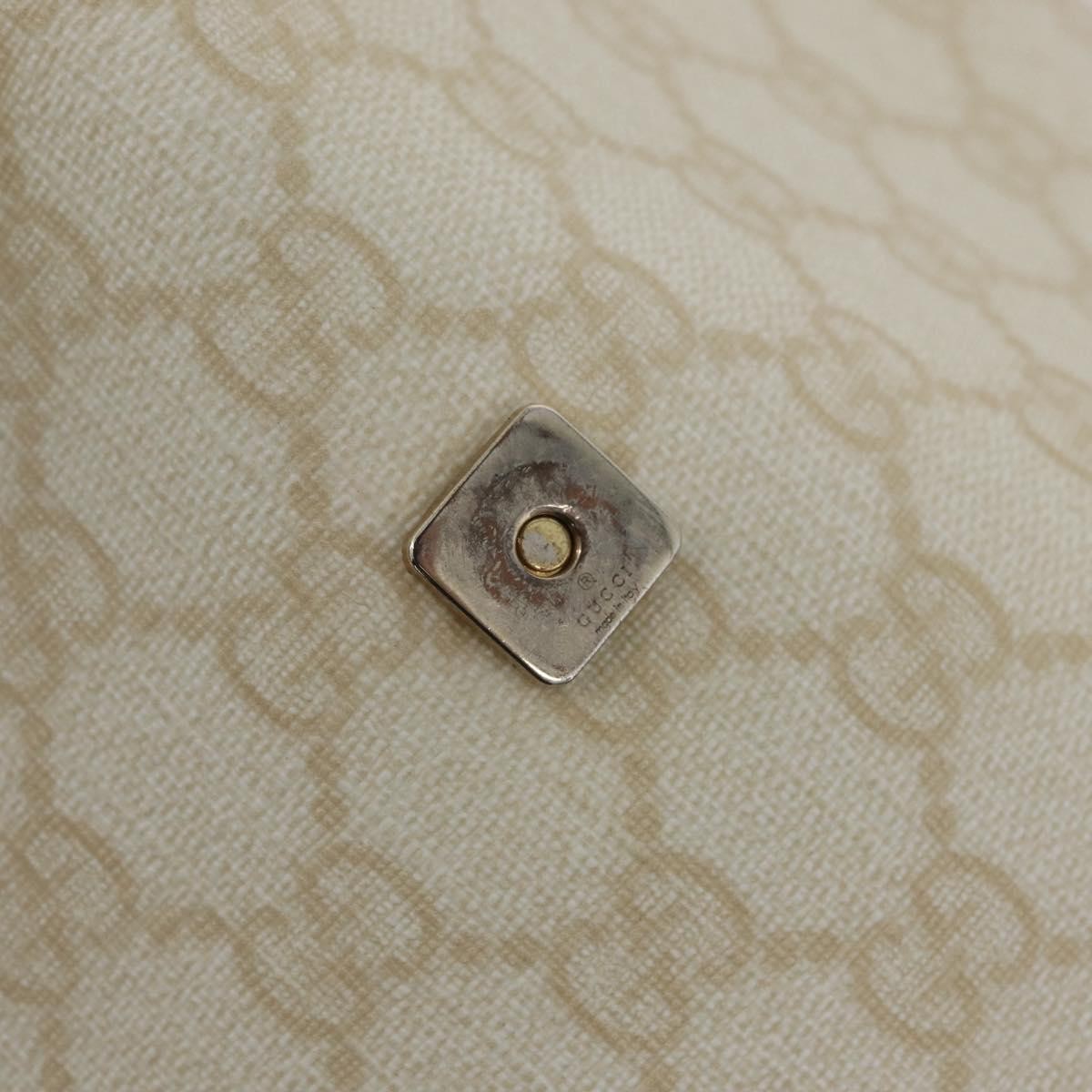 Gucci Flap Messenger GG Coated Canvas, Beige, Canvas, Shoulder Bag