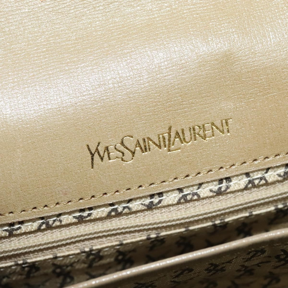 Saint Laurent Buckle Flap Crossbody Bag Canvas, BEIGE, CANVAS, Shoulder bag