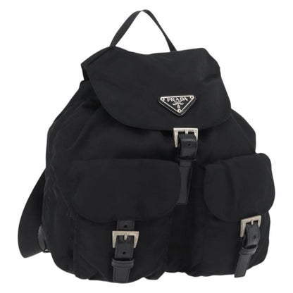 Prada Sac à dos Re-nylon nylon, Black, Nylon, Backpack