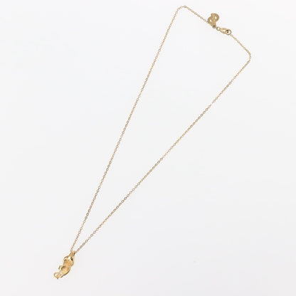 Christian Dior CD Pendant Necklace Gold-plated, GOLD, METAL, Necklace