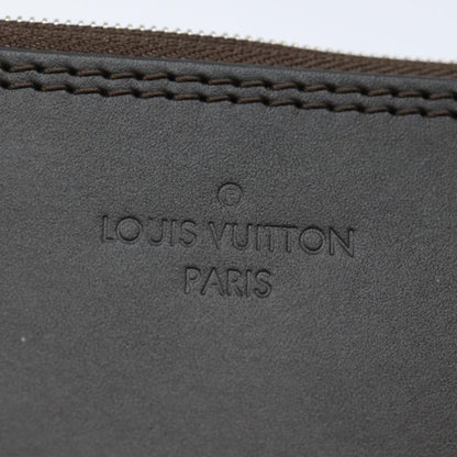 Louis Vuitton Neverfull Pochette Leather, BROWN, LEATHER, Clutche & pouche