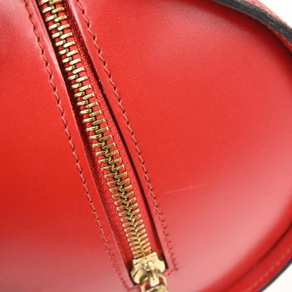 Louis Vuitton Soufflot Handbag Epi Leather, Red, Leather, Handbag