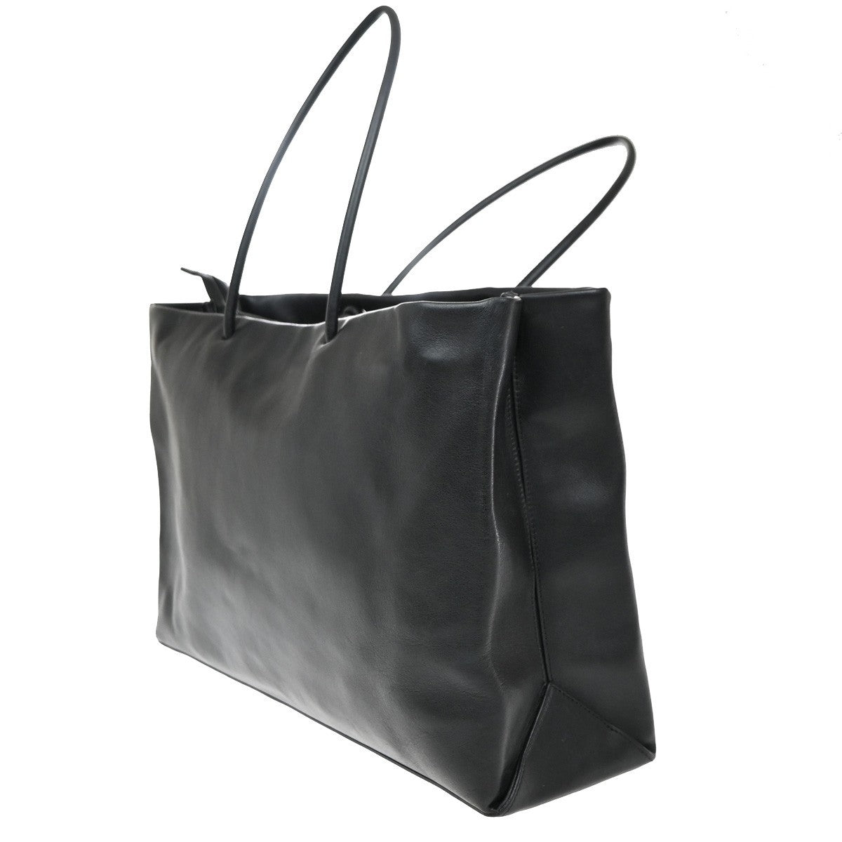 Chanel Essential 31 Rue Cambon Shopping Tote Leather, BLACK, LEATHER, Tote bag