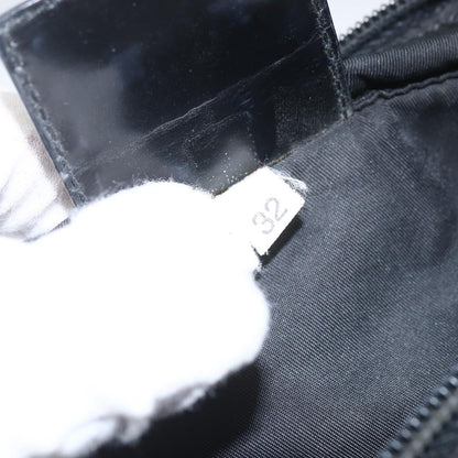 Prada Zip Top Messenger Bag Tessuto, BLACK, NYLON, Shoulder bag