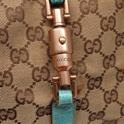 Gucci Joy Bardot Hobo GG Canvas, BEIGE, CANVAS, Handbag