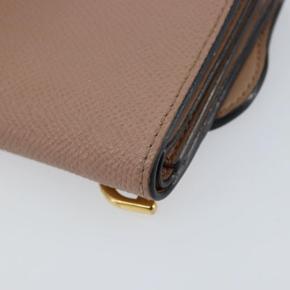 Christian Dior Saddle Lotus Wallet Leather, BEIGE, LEATHER, Wallets
