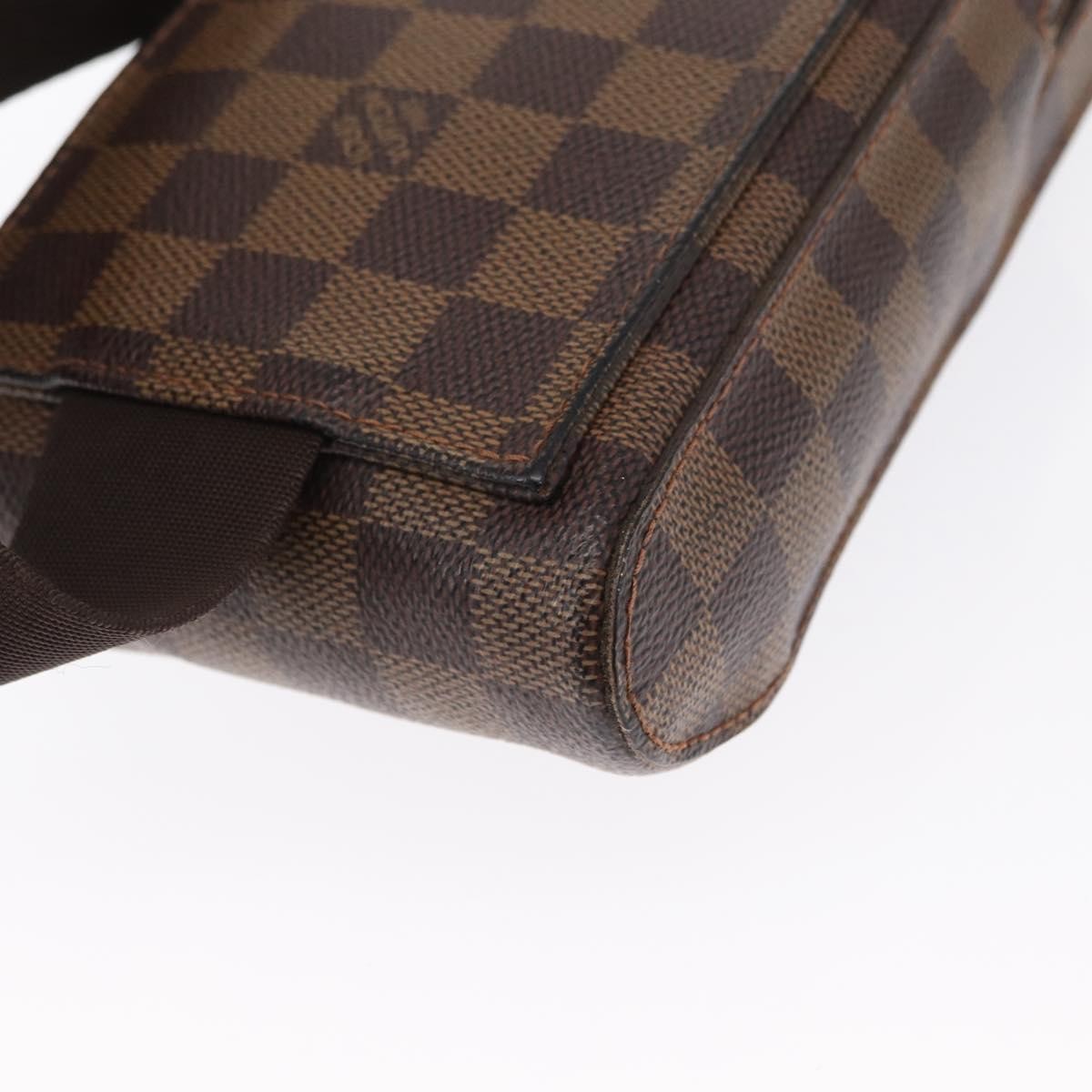 Louis Vuitton Geronimos Waist Bag Damier, BROWN, CANVAS, Shoulder bag