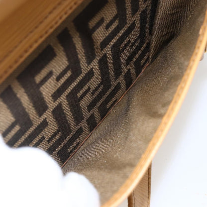 Fendi Vintage Zucca Handbag Zucca, BROWN, CANVAS, Handbag