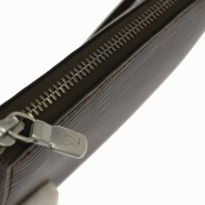 Louis Vuitton Pochette Accessoires Epi Leather, Brown, Leather, Clutch