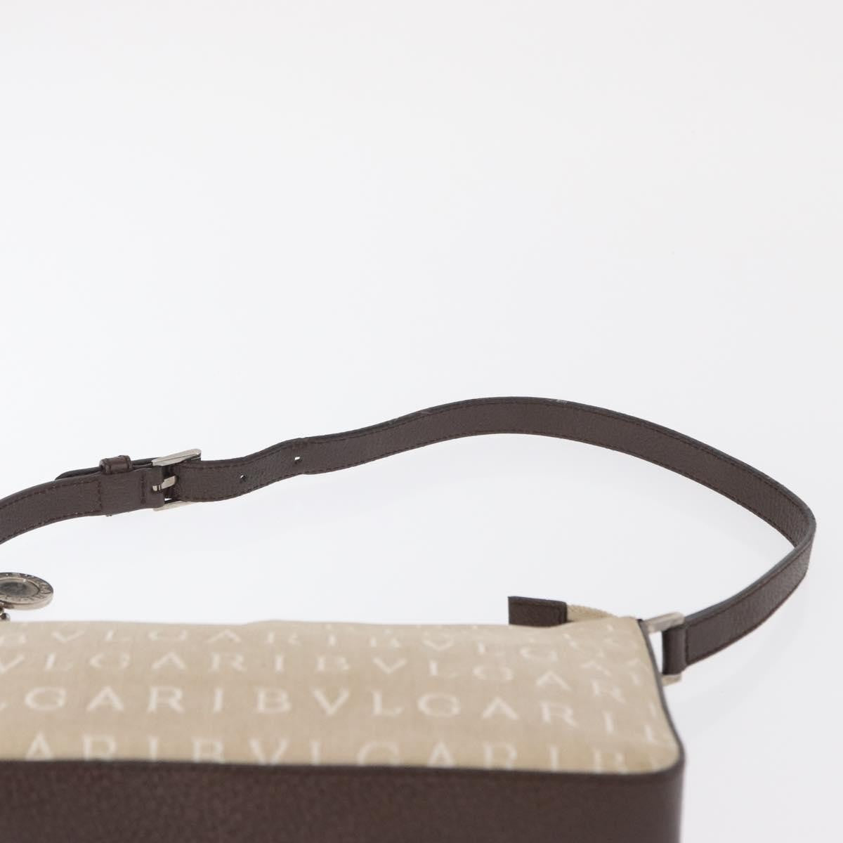 Bvlgari Pouch Canvas, BEIGE, CANVAS, Clutche & pouche