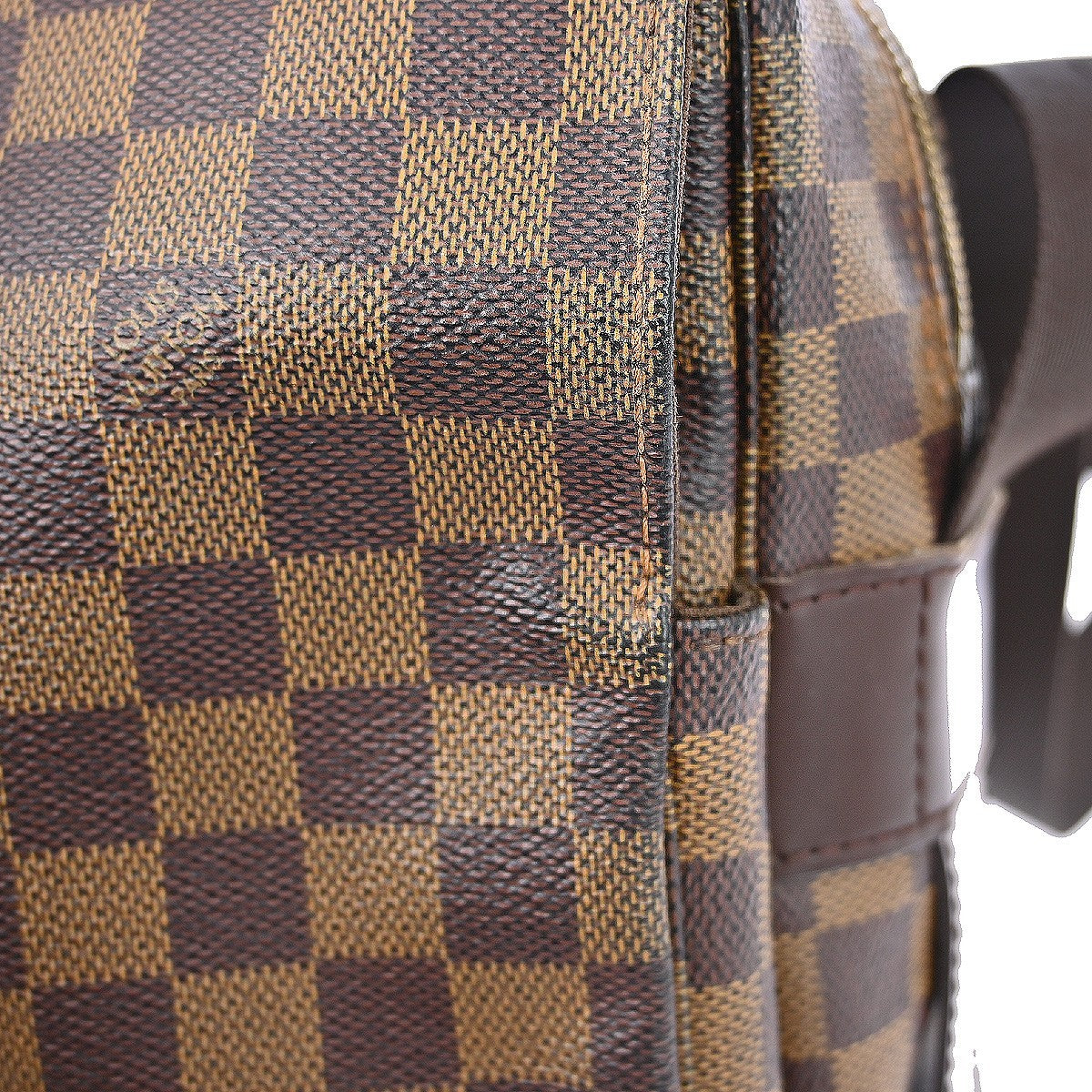 Louis Vuitton Naviglio Handbag Damier, BROWN, CANVAS, Shoulder bag
