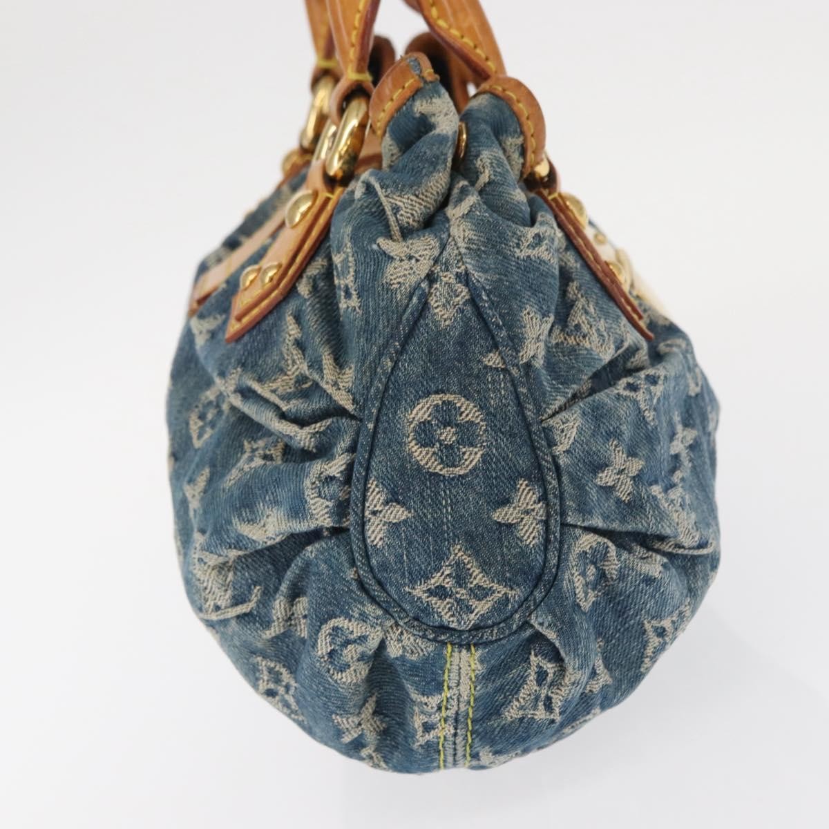 Louis Vuitton Pleaty Handbag Denim, BLUE, DENIM_JEANS, Handbag