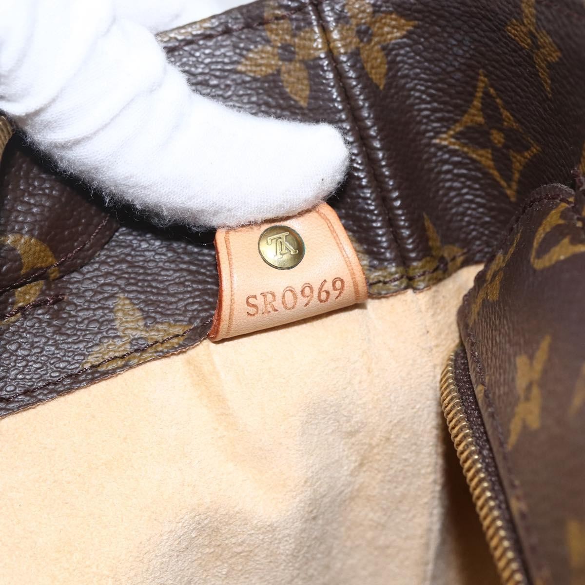 Louis Vuitton Luco Handbag Monogram Canvas, BROWN, CANVAS, Tote bag