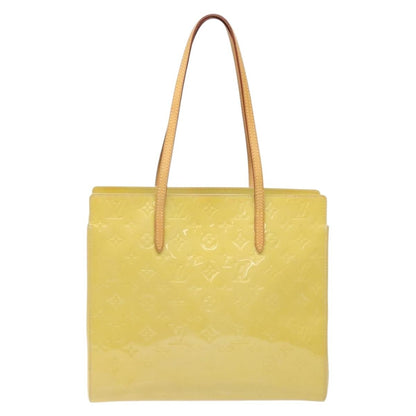 Louis Vuitton Catalina Handbag Monogram Vernis, YELLOW, PATENT_LEATHER, Tote bag