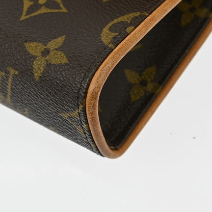 Louis Vuitton Florentine Pochette Monogram Canvas, Brown, Canvas, Clutch