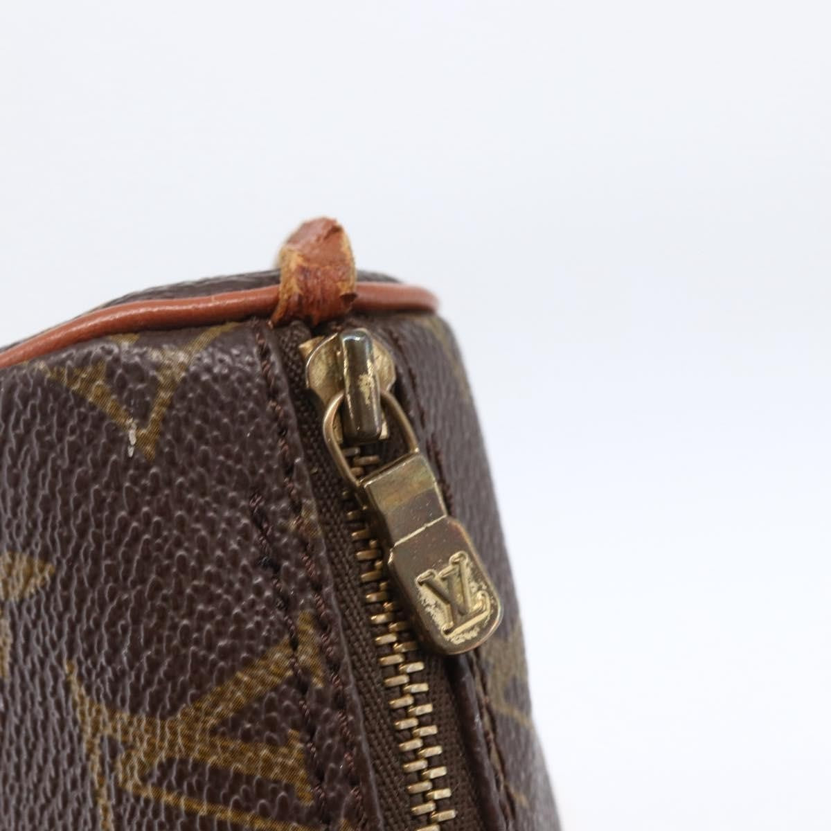Louis Vuitton Papillon Pochette Monogram Canvas, BROWN, CANVAS, Clutche & pouche