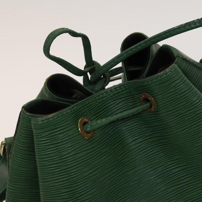 Louis Vuitton Petit Noe Handbag Epi Leather, GREEN, LEATHER, Shoulder bag