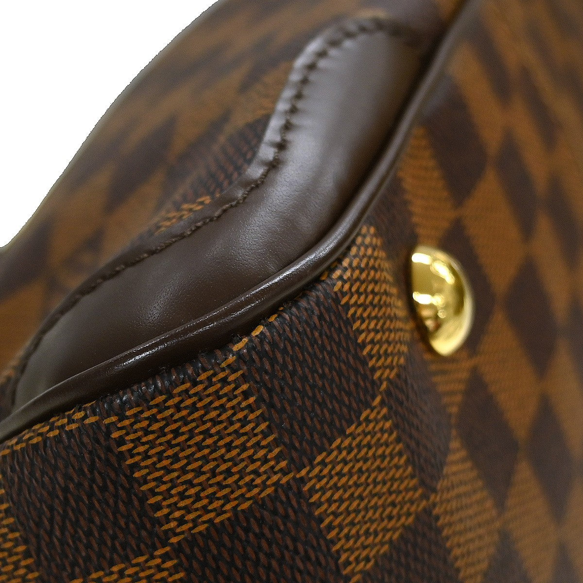 Louis Vuitton Verona Handbag Damier, Brown, Canvas, Shoulder Bag