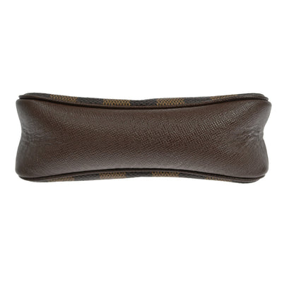 Louis Vuitton Trousse Make Up Bag Damier Canvas, BROWN, CANVAS, Clutche & pouche