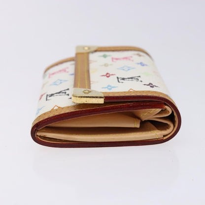 Louis Vuitton Porte-Monnaie Plat Coin Purse Monogram Multicolor, MULTICOLOUR, CANVAS, Wallets