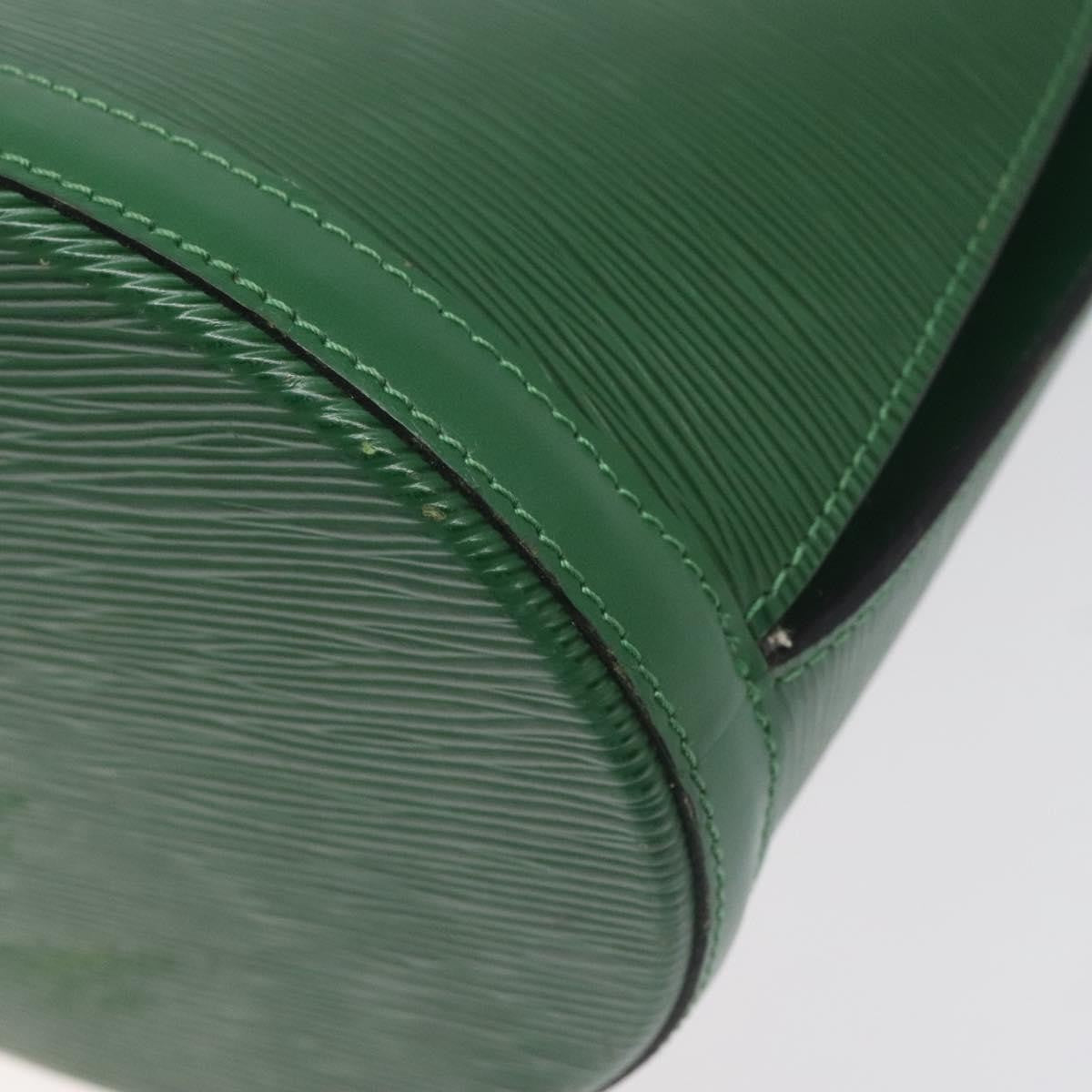 Louis Vuitton Cluny Shoulder Bag Epi Leather, GREEN, LEATHER, Shoulder bag