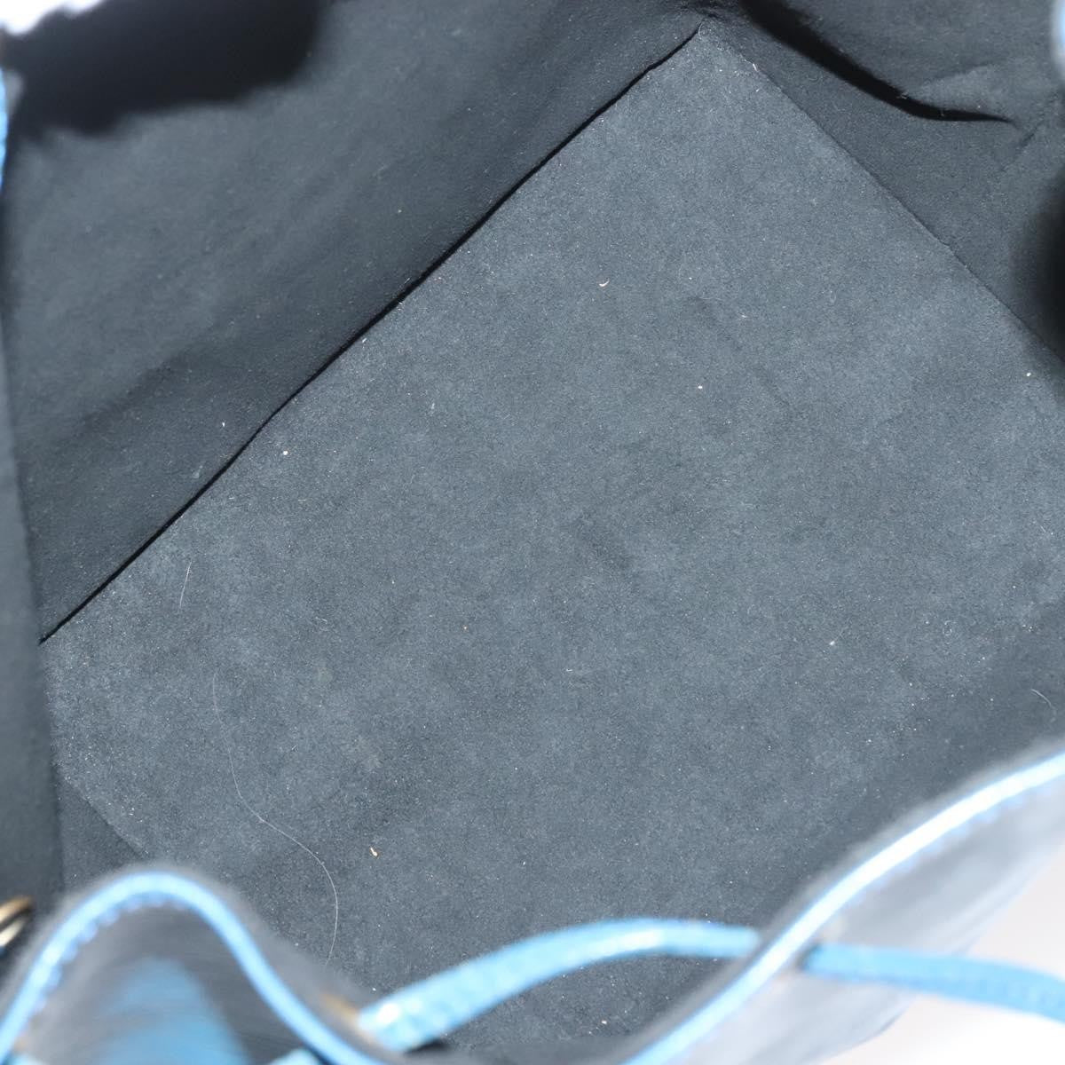 Louis Vuitton Petit Noe Handbag Epi Leather, BLUE, LEATHER, Handbag