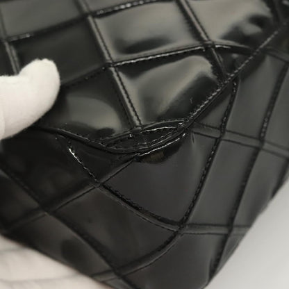 Chanel Vintage Shoulder Bag Patent leather, BLACK, PATENT_LEATHER, Shoulder bag
