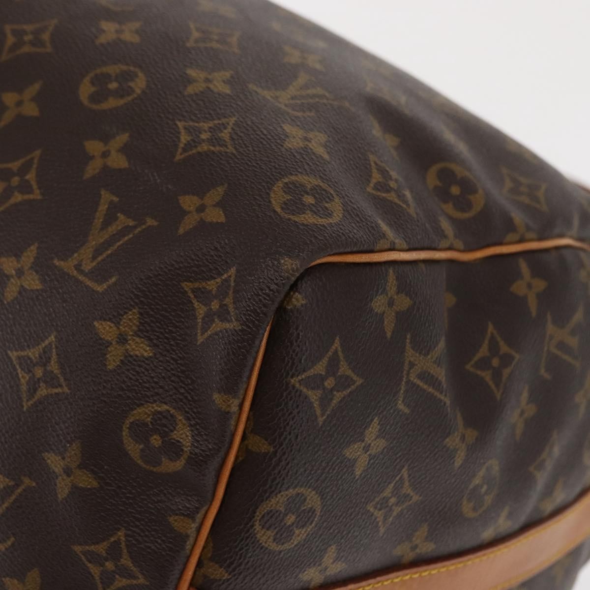 Louis Vuitton Keepall Bandouliere Bag Monogram Canvas, BROWN, CANVAS, Travel bag