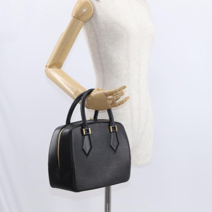 Louis Vuitton Sablons Handbag Epi Leather, Black, Leather, Handbag