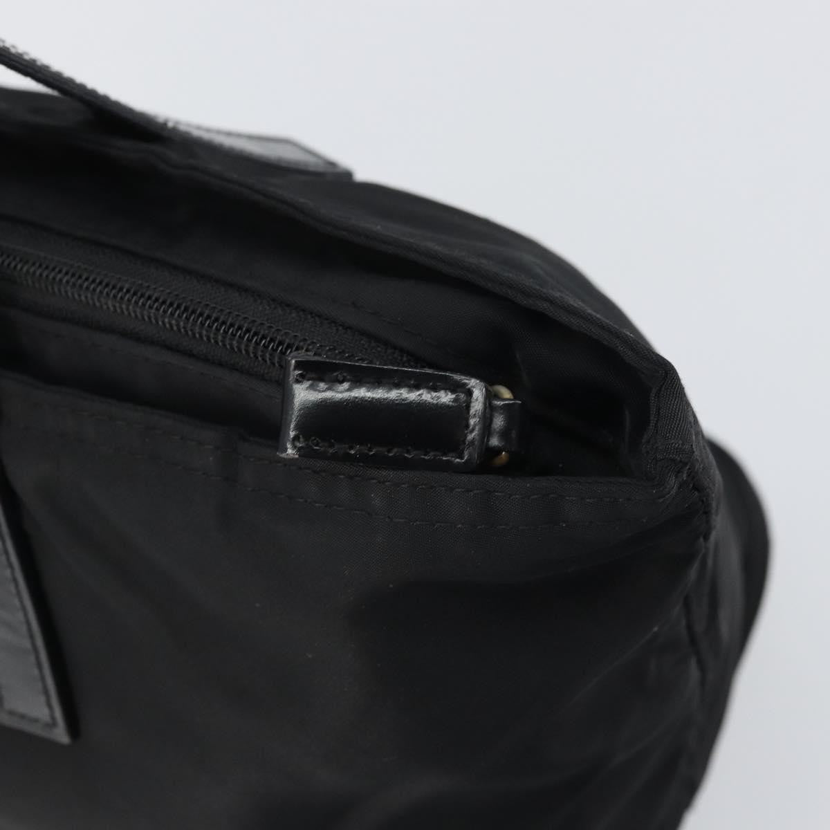 Prada Vintage Zip Tote Tessuto, BLACK, NYLON, Tote bag