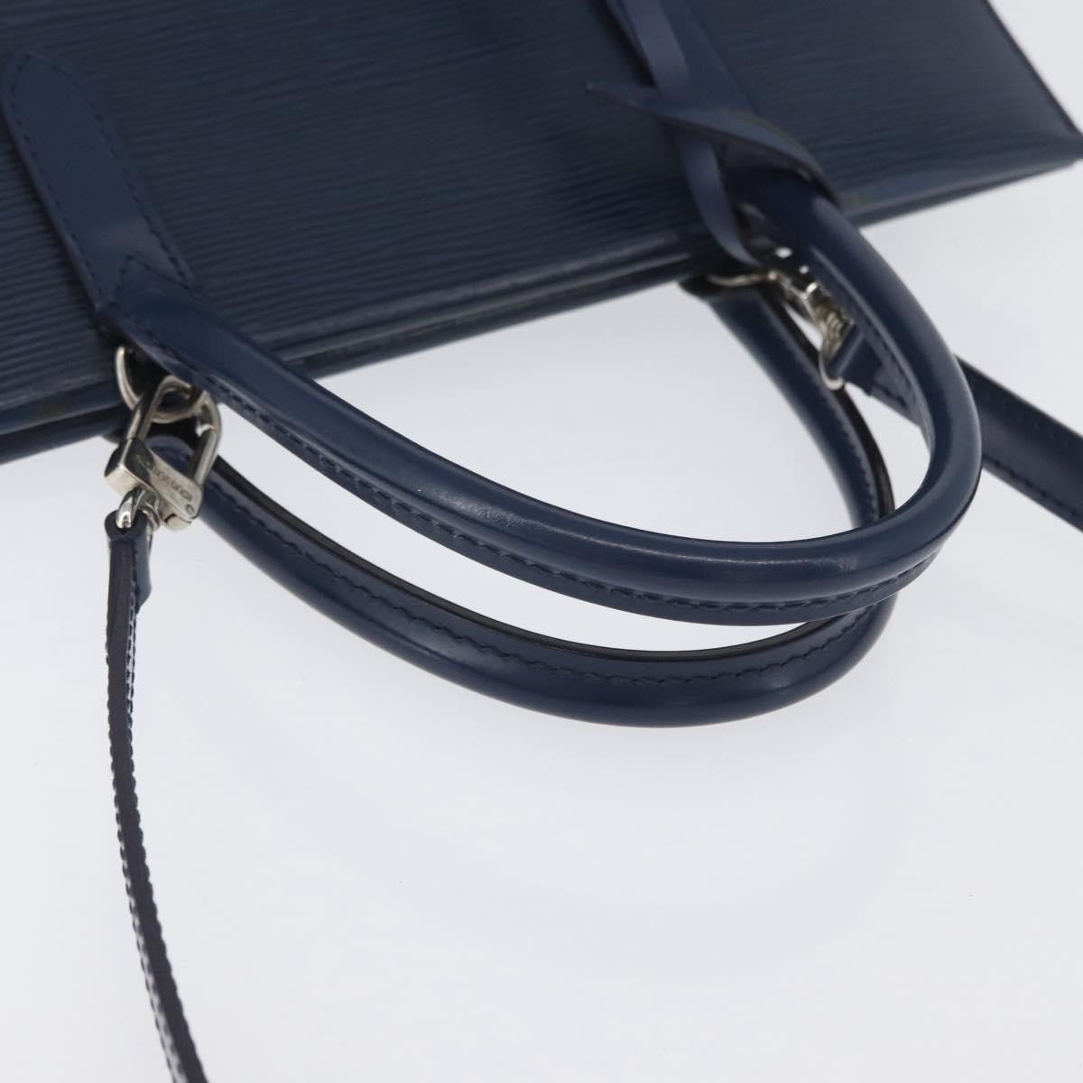 Louis Vuitton Marly Handbag Epi Leather, Blue, Leather, Handbag