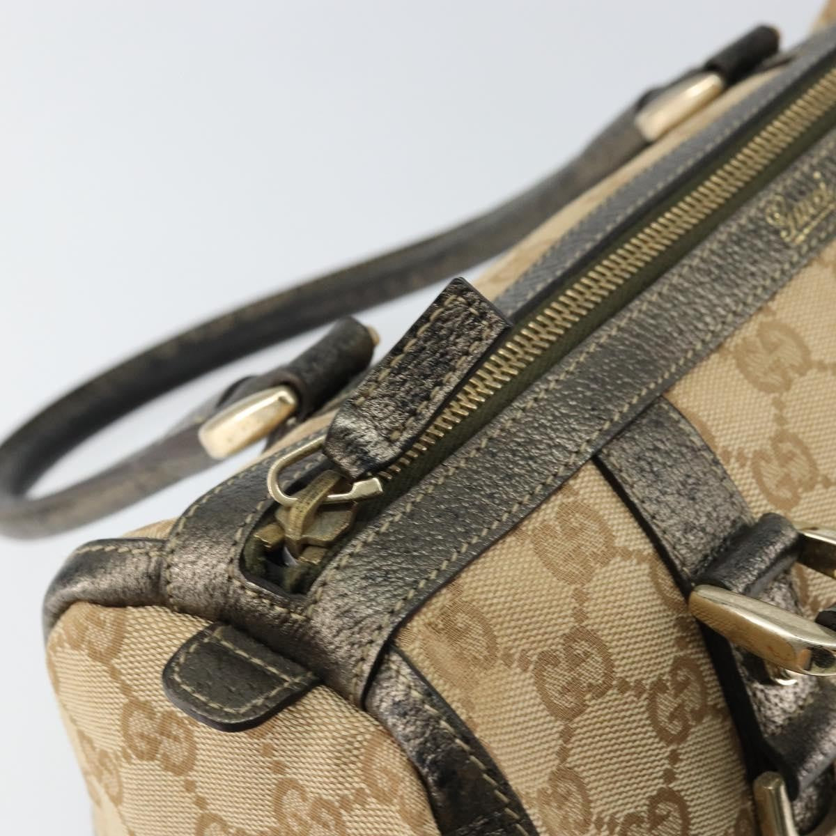 Gucci Abbey Boston Bag GG Canvas, BEIGE, CANVAS, Handbag