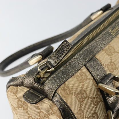Gucci Abbey Boston Bag GG Canvas, BEIGE, CANVAS, Handbag