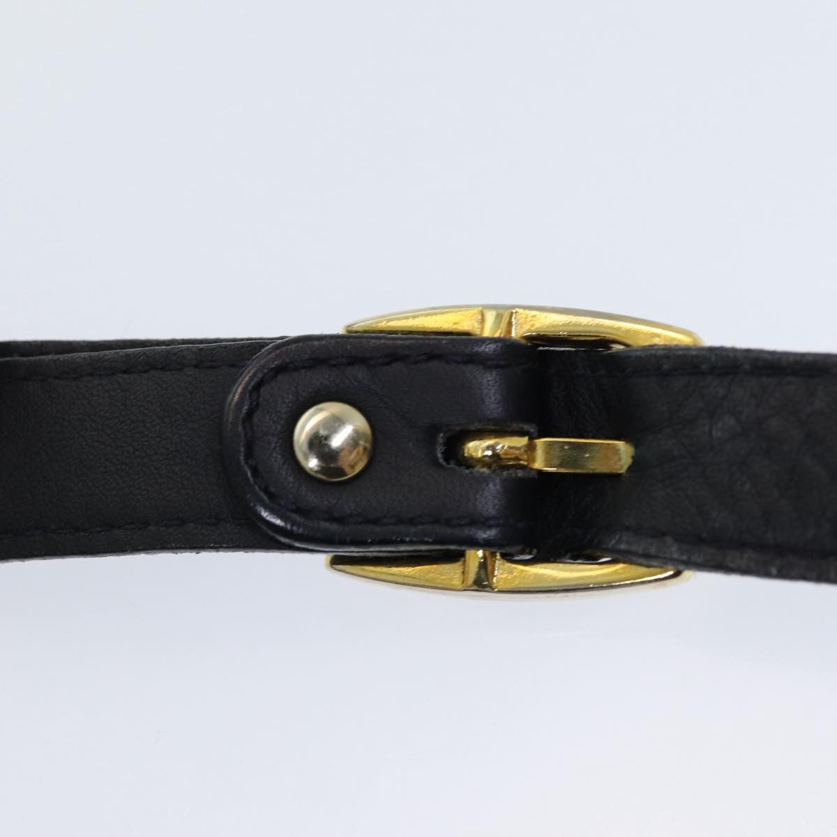 Bally Vintage Shoulder Bag Leather, Black, Leather, Shoulder Bag