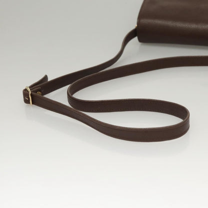 Bally Vintage Shoulder Bag Leather, Brown, Leather, Shoulder Bag