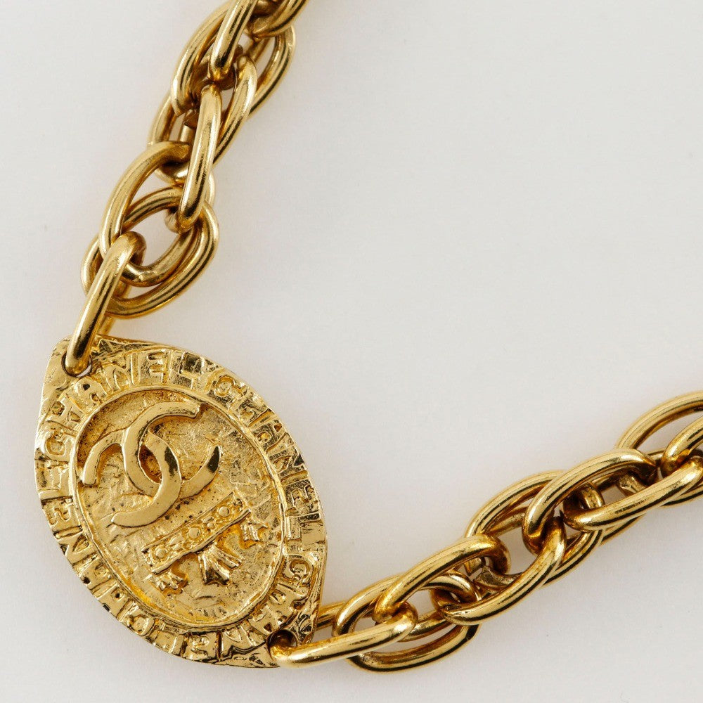 Chanel Coco Long Necklace Gold-plated, GOLD, GOLD_PLATED, Necklace