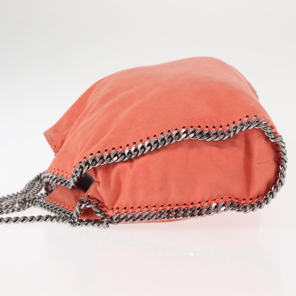Stella McCartney Falabella Fold Over Crossbody Bag Suede, ORANGE, SUEDE, Crossbody bag