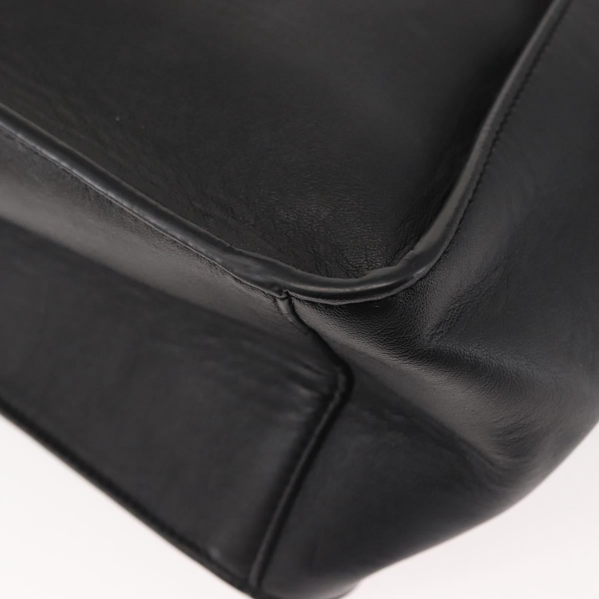 Stella McCartney Cabas tote bag leather, BLACK, LEATHER, Handbag